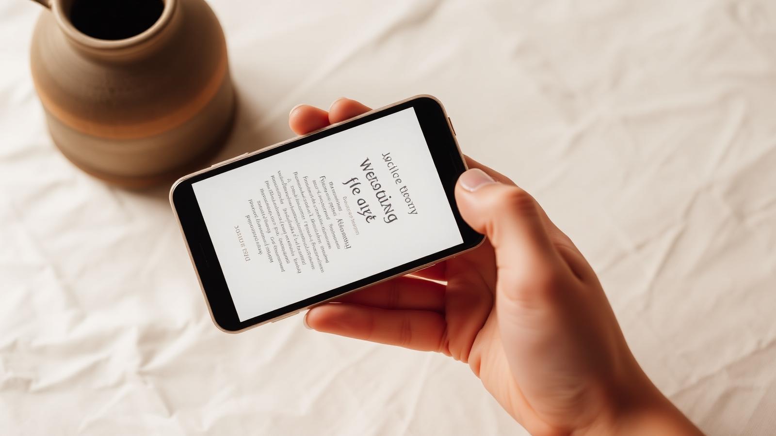 Digital personlig bröllopsinbjudan med mobilanpassat OSA-formulär på en smartphone
